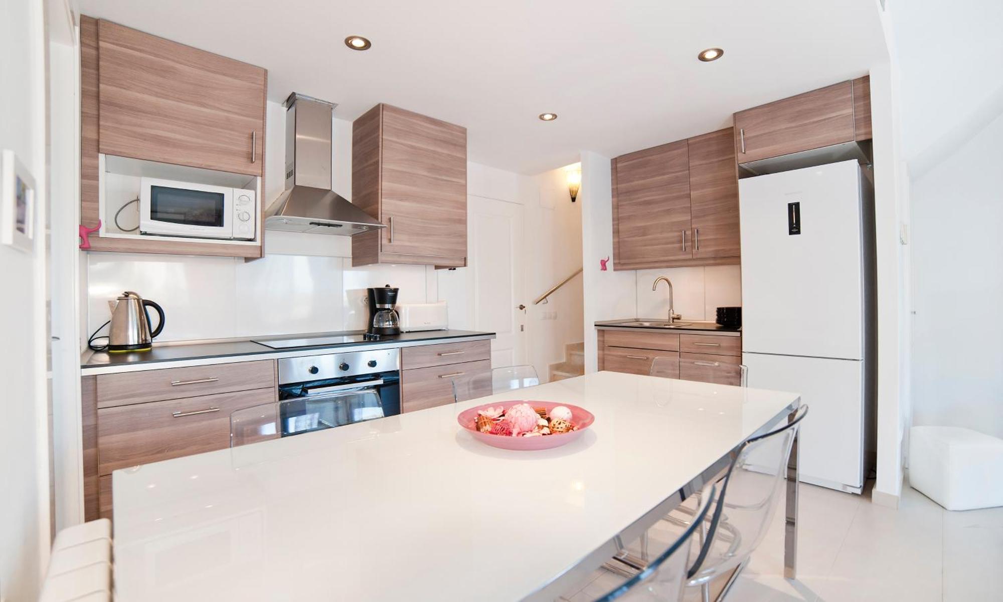 Duplex Moderno 3 Hab Parking, Vistas Al Mar Y Terraza Apartment Sitges Bagian luar foto